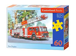 Jigsaw puzzle Castorland 60 pieces: Fire brigade