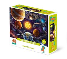 3D Jazzle Puzzle 48 pieces: The Parade of Planets