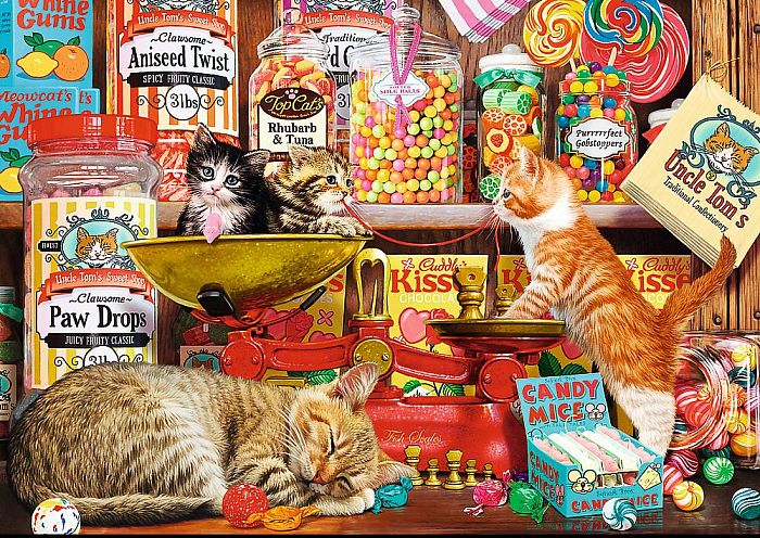 Trefl 1000 Pieces Puzzle: Cat Sweets TR10630