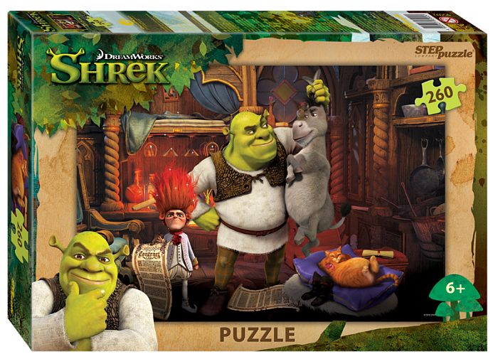 Puzzle Step 260 details: Shrek (DreamWorks, Multi) 95092