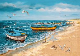 Castorland 500 pieces Puzzle: Morning by the sea