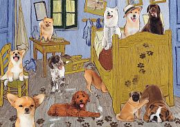 Trefl 500-piece puzzle: Van Gogh's Room. The Dog Revolution
