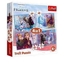 Puzzle Trefl 35#48#54#70 details: a journey into the unknown, Фрозен2 