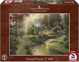 The Schmidt 1000-piece puzzle: Thomas Kincaid. Sunset (MARKDOWN)