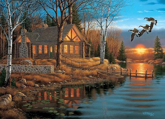 Cobble Hill puzzle 1000 pieces: stay on the lake 80184