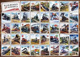 Cobble Hill 1000 Pieces Puzzle: Railways - Stamps