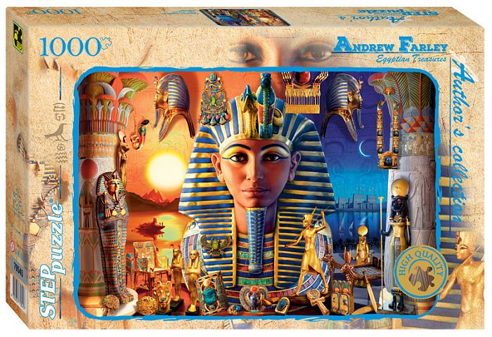 Step puzzle 1000 pieces: Egyptian Treasures 79545