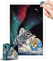 Pintoo 600-piece puzzle: Shim Schimmel. Northern lights