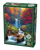 Cobble Hill 1000 Pieces Puzzle: Autumn Waterfall