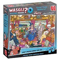 Jumbo 1000 pieces Puzzle: Wasgij. Train robbery! (Mystery 9)
