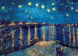 Eurographics 1000 Pieces Puzzle: Starry Night over the Rhone