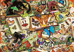 Puzzle Clementoni 500 pieces: Collection of butterflies