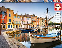 Educa 1000 Piece Puzzle: Harbor in Martigues, Provence