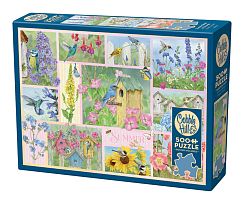 Cobble Hill Puzzle 500 pieces: Garden Birds in Summer