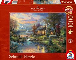 Schmidt puzzle 1000 pieces: T. Kincaid. Paradise