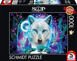 Schmidt 1000 piece puzzle: Pike Tire. Neon Arctic Wolf