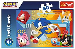 Trefl Puzzle 60 Pieces: Sonic in Action