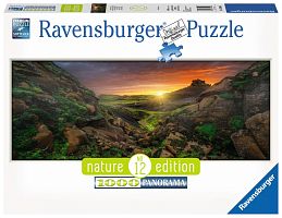 Ravensburger panoramic puzzle 1000 pieces: the Sun over Iceland