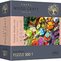 Wooden Trefl Puzzle 500 +1 Details: Colorful Cocktails