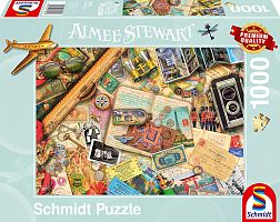 Schmidt 1000 Piece Puzzle: E. Stewart Travel Memories