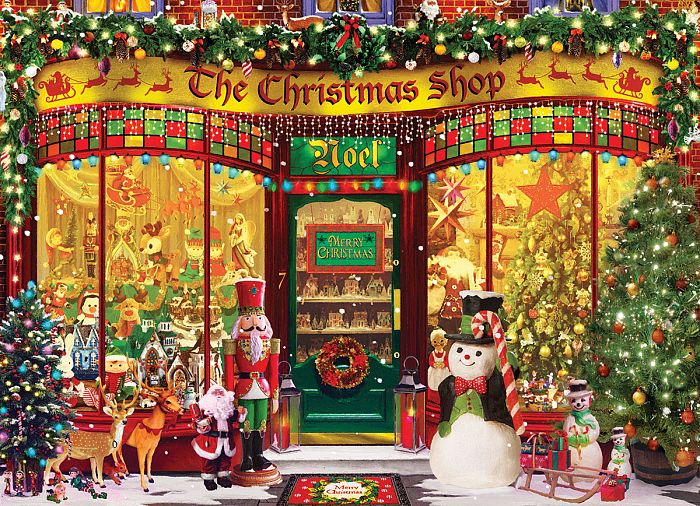 Eurographics 1000 Pieces Puzzle: Christmas Shop 6000-5521