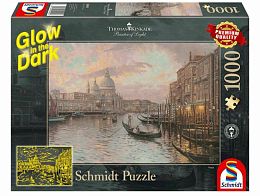 Puzzle Schmidt 1000 fluorescent parts: the Canals of Venice