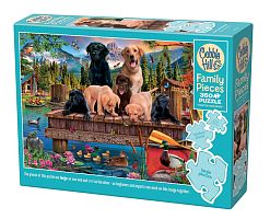 Cobble Hill Puzzle 350 pieces: Puppies and Ducks