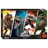 Step puzzle 500 pieces: Jurassic Park
