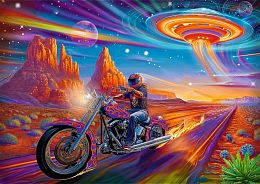 Trefl 1000-piece Puzzle: DreamScapes. A crazy ride