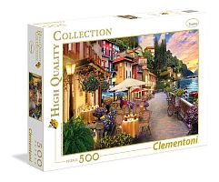 Puzzle Clementoni 500 details: the Waterfront of Monte Rosa