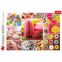 Puzzle Trefl 1000 pieces: Candy collage