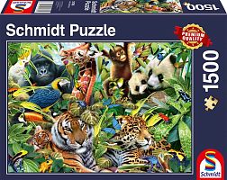 Schmidt 1500 Piece Puzzle: Wildlife