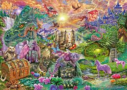 Schmidt 1000 Pieces Puzzle: The Enchanted Land of Dragons