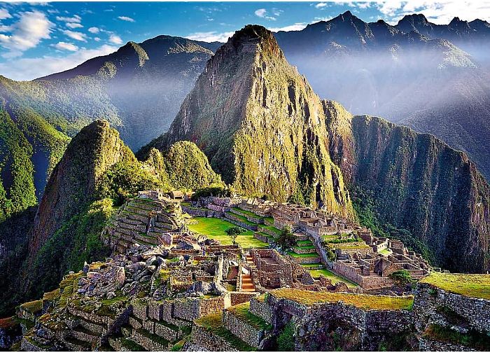 Trefl puzzle 500 details: the Historic sanctuary of Machu Picchu TR37260