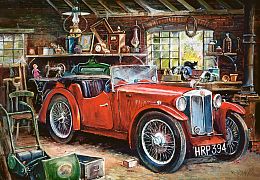 Castorland 1000-piece Puzzle: Vintage Garage (MARKDOWN)