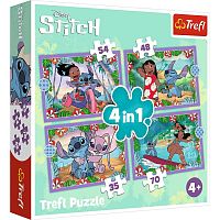 Trefl Puzzle 35#48#54#70 details: Crazy Day of Lilo and Stitch