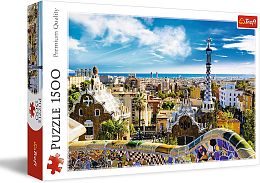 Trefl puzzle 1500 pieces: Park Guell, Barcelona