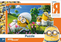 A set of 8 puzzles with 120 pieces Step: Despicable Me