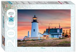 Step 2000 Puzzle pieces: USA. Lighthouse at Pemaquid Point (MARKDOWN)