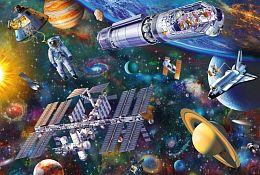 Schmidt Puzzle 100 Pieces: Space Fun
