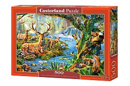 Puzzle Castorland 500 items: Forest life