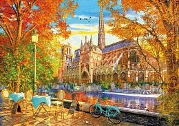 Educa 1000 Pieces Puzzle: Notre Dame Cathedral in autumn