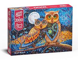 Cherry Pazzi Puzzle 2000 details: Fabulous Owls