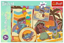 Trefl 200 Pieces Puzzle: The Musical World of Lilo and Stitch