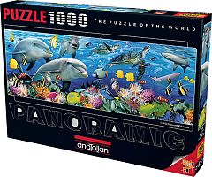 Anatolian jigsaw puzzle 1000 pieces-the Underwater world