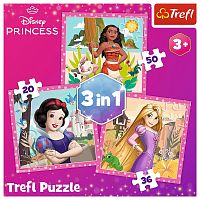 Trefl Puzzle 20#36#50 details: Beautiful Princesses