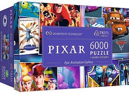 Trefl Puzzle 6000 Pieces: Pixar Cartoon Characters