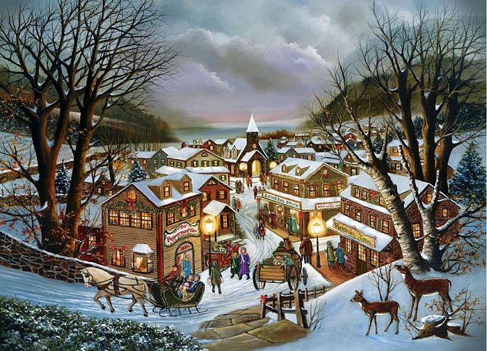 Cobble Hill 1000 pieces Puzzle: Memories of Christmas 80312