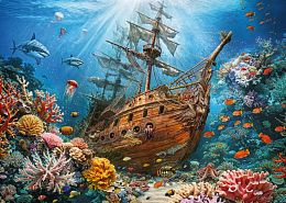 Cherry Pazzi 1000 Pieces Puzzle: The Sunken Ship