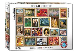 Eurographics 1000 pieces puzzle: Masterpieces of painting